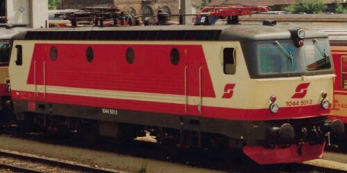 Jägerndorfer JC64522 ÖBB E-Lok 1044 501  elfenbein/rot  niedere Lüfter